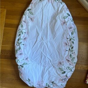 Pottery Barn Kids White Organic Cotton Crib Sheet